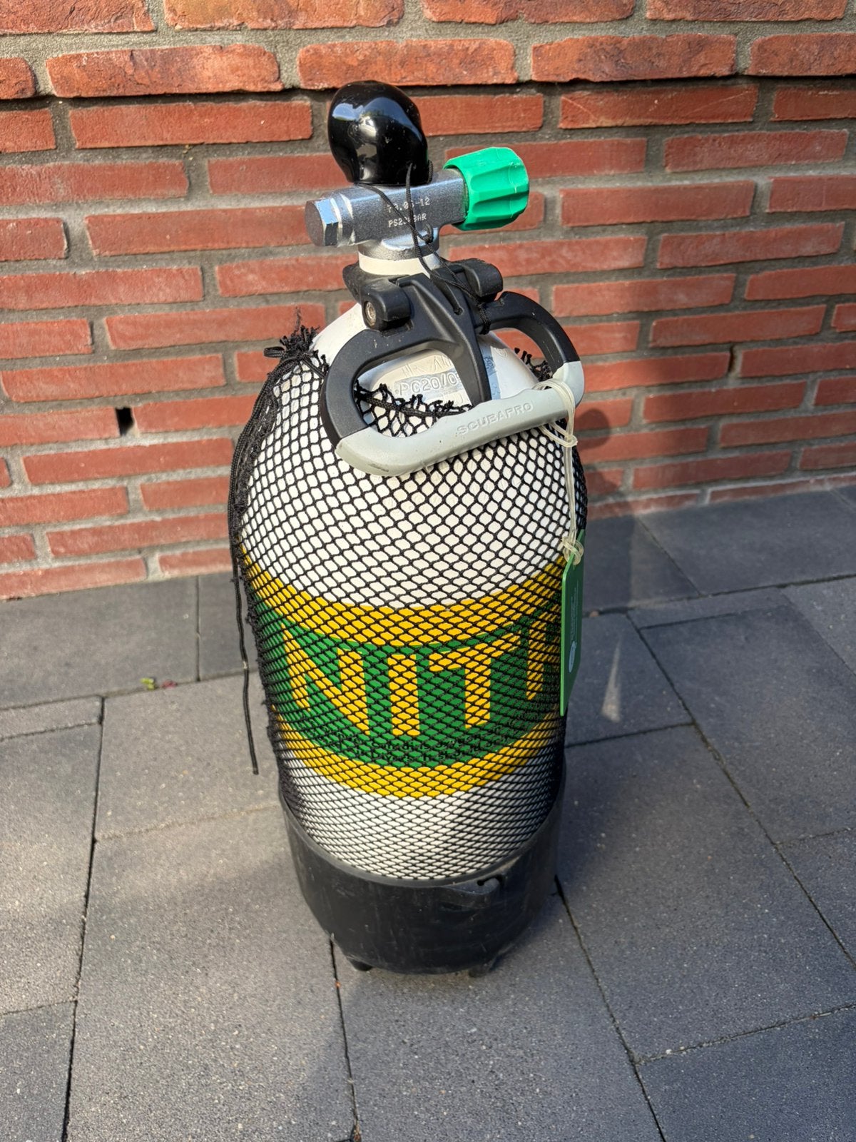 12 liter duikfles "Bommetje", Ophalen, Gebruikt, Duikfles