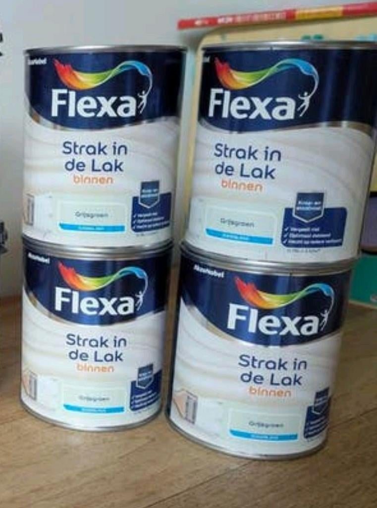 NIEUW ONGEOPEND_Flexa strak in de lak, Ophalen of Verzenden, Nieuw, Wit, Lak