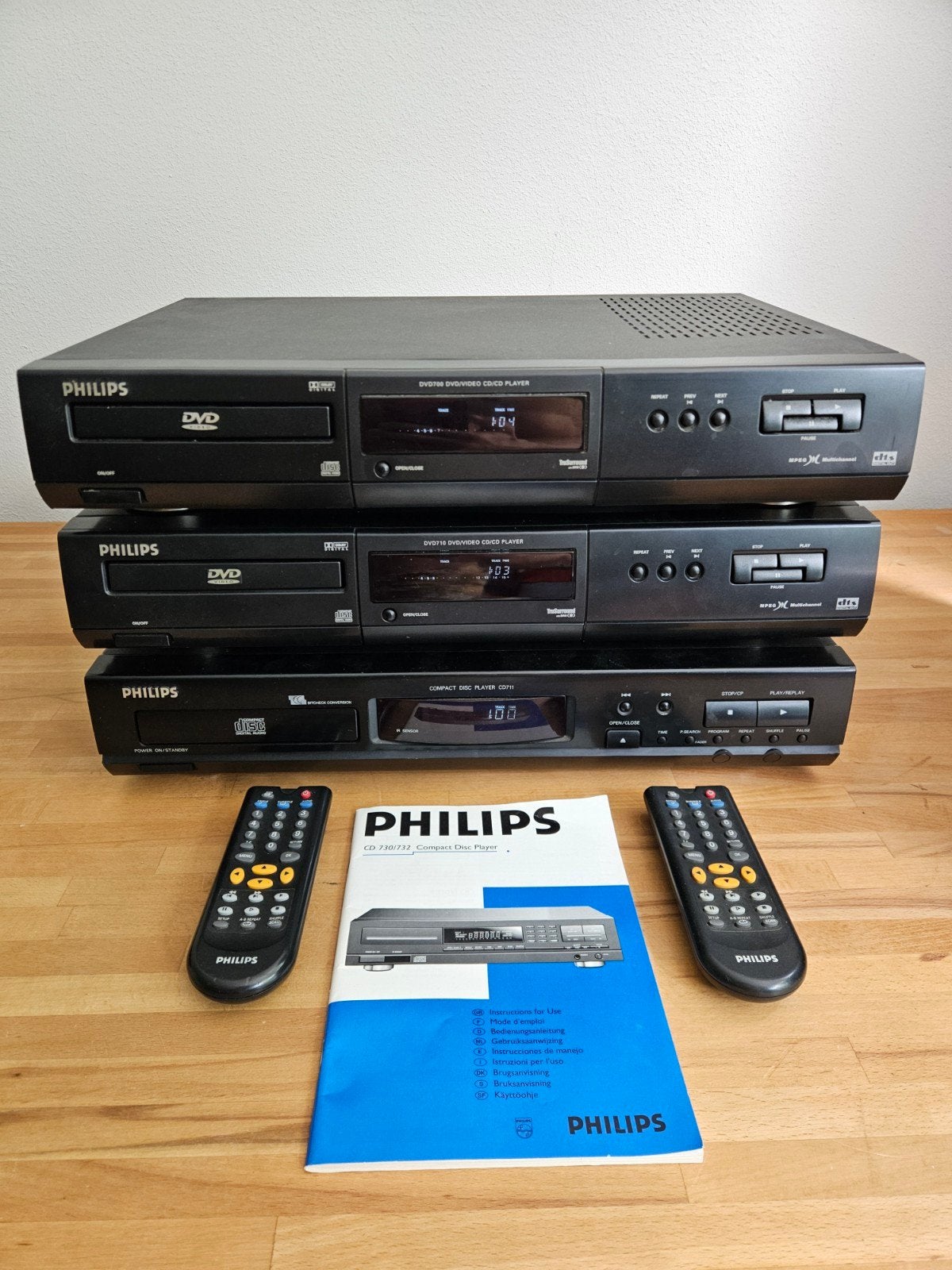 Philips DVD en CD Speler Set met Afstandsbediening, Audio, Tv en Foto, Dvd-spelers, Gebruikt, Dvd-speler, Philips, Ophalen of Verzenden