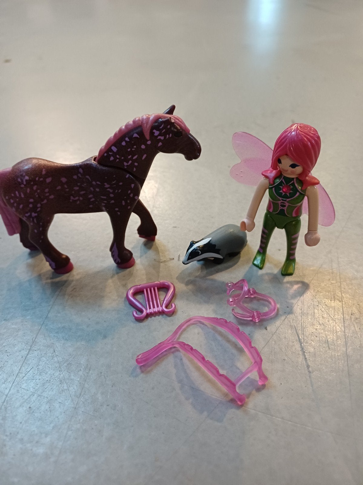Playmobil Fairies 5449 - Fee met Paard en Das, Ophalen of Verzenden