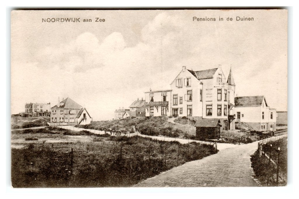 Noordwijk aan Zee, Pensions in de Duinen, Ophalen of Verzenden, 1920 tot 1940, Gelopen, Zuid-Holland