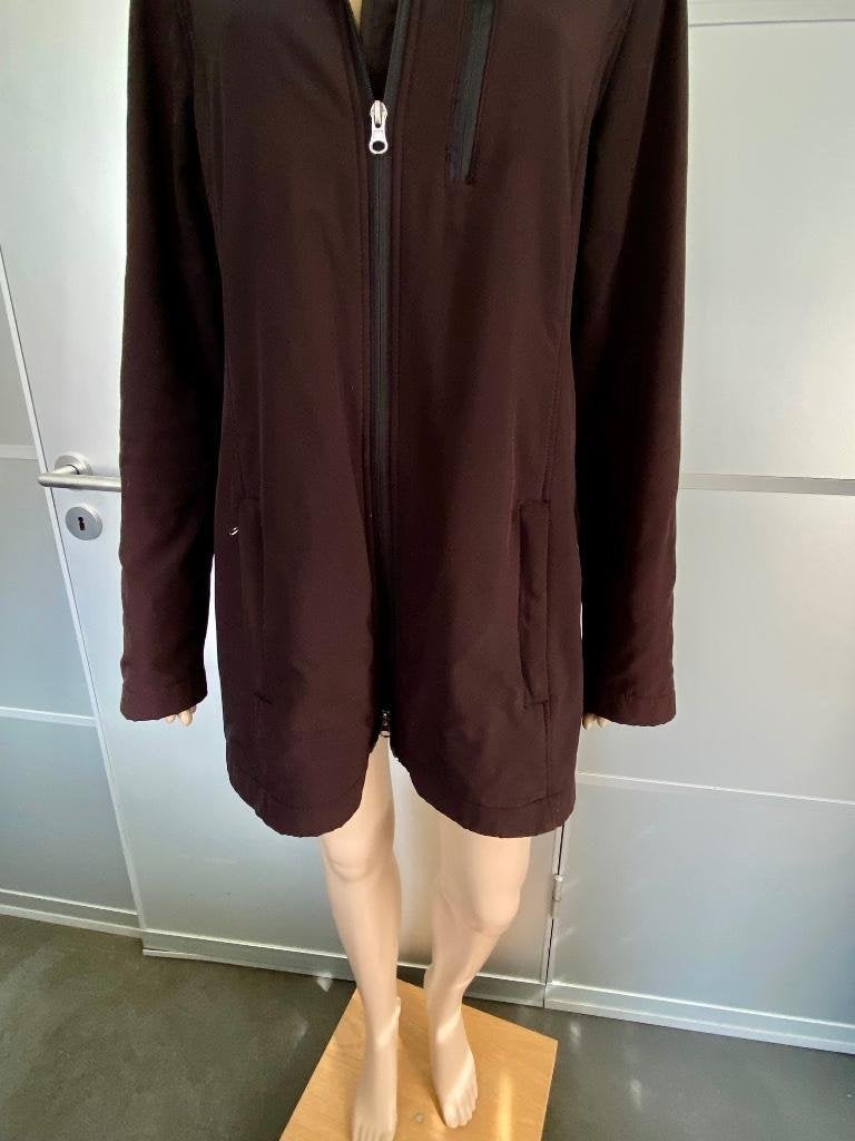 J541 Soft-shell jas maat 40=M tussenjas lang zwart Softshell, Kleding | Dames, Maat 38/40 (M), Zwart, Ophalen of Verzenden, Zo goed als nieuw