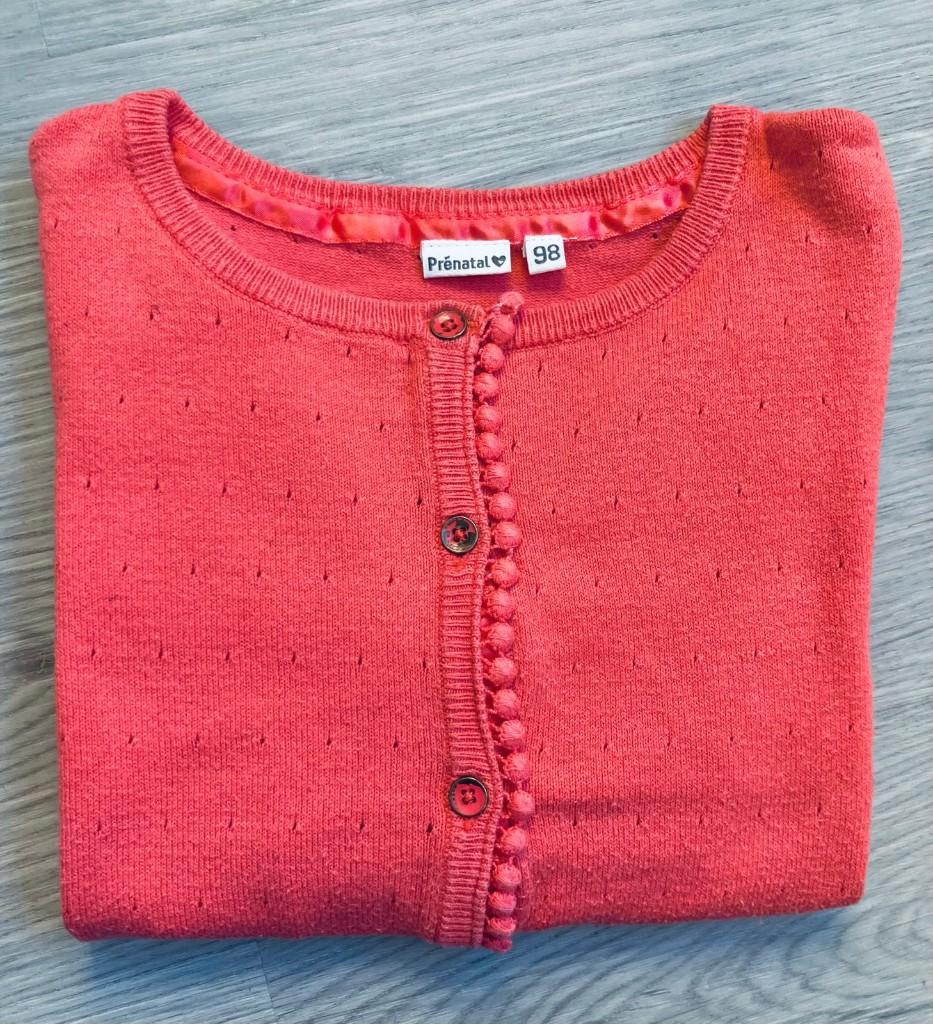 Prénatal meisjes vest cardigan maat 98 (2–3 jaar) orange, Gebruikt, Meisje, Trui of Vest, Ophalen of Verzenden