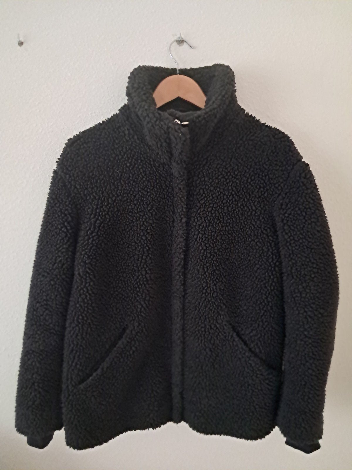 Zwarte L.O.G.G. teddy jas maat M, Maat 38/40 (M), Verzenden, Zwart, Gedragen