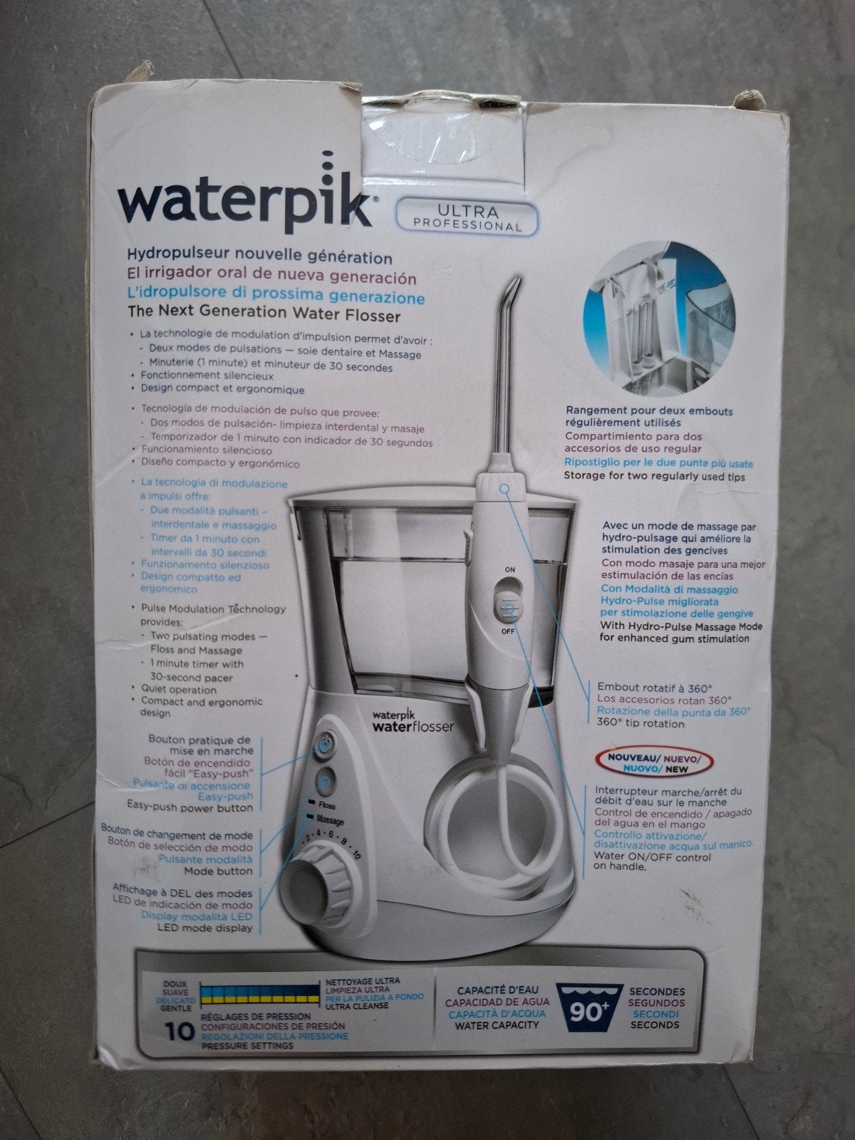 NIEUW Waterpik Ultra Professional Waterflosser WP-662EU, Ophalen of Verzenden, Nieuw, Mondverzorging