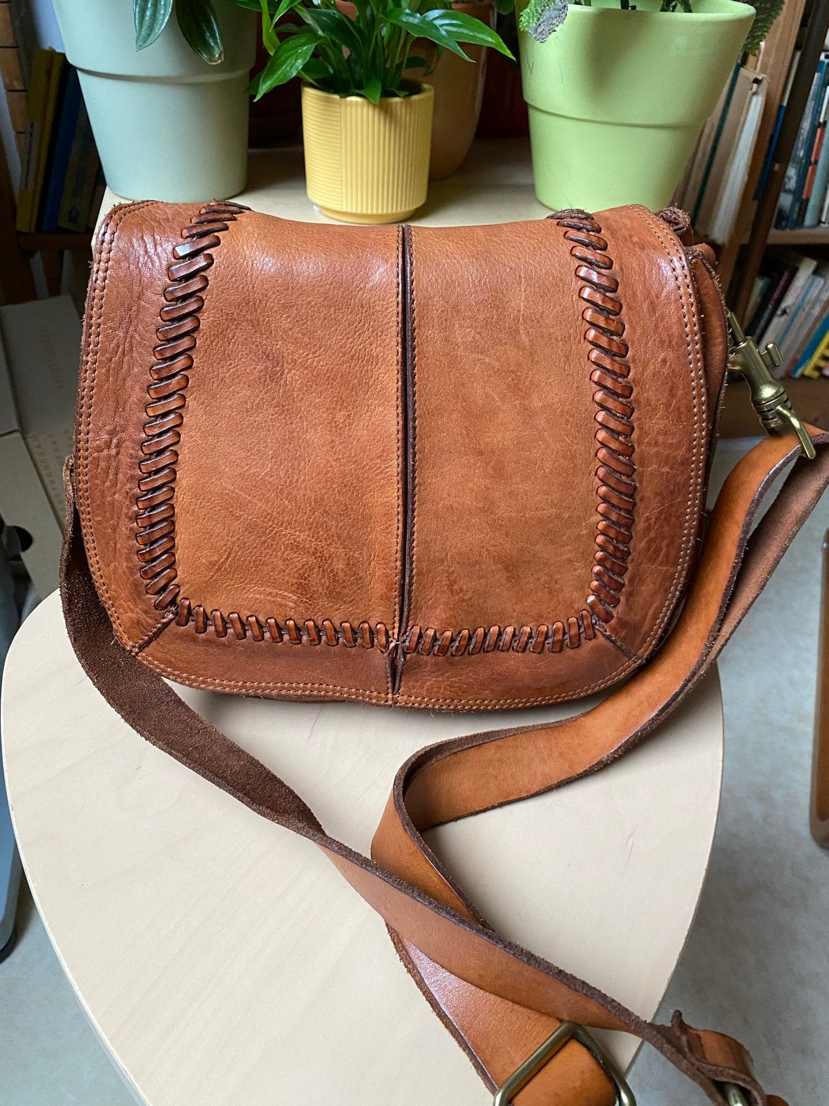 Campomaggi tas  Cognac Leer Nieuw, Ophalen of Verzenden, Nieuw, Bruin, Schoudertasje