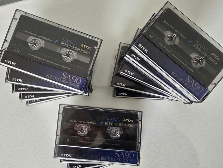 14 TDK SA 90, Ophalen of Verzenden, Zo goed als nieuw, Overige genres, 2 t/m 25 bandjes