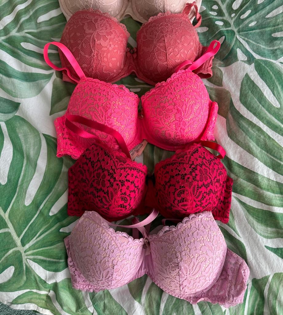Hunkemoller voorgevormde beugel bh Maya 85C rose fuchsia, Hunkemöller, Ophalen of Verzenden, Roze, BH