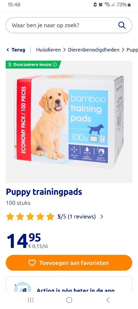 puppy oefen pads, Ophalen, Zo goed als nieuw