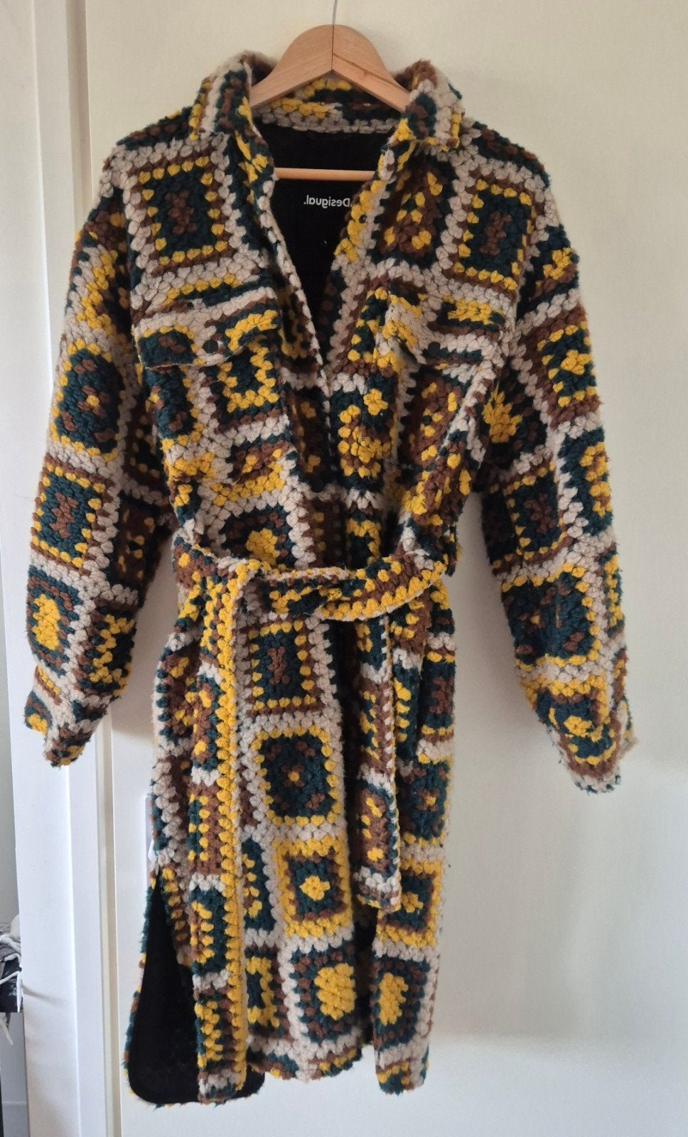 Desigual jas Large / Abrig Hungria, Beige, Maat 42/44 (L), Ophalen of Verzenden, Zo goed als nieuw