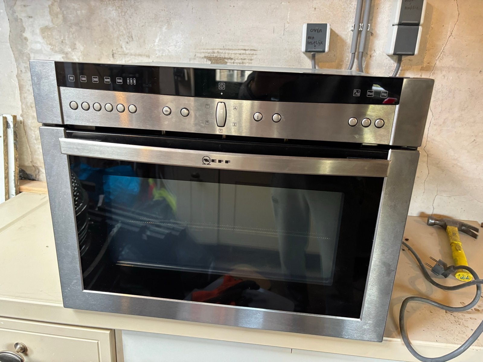 Neff C57M70N0/01 Combi-oven - in goede staat, Ophalen, 45 tot 50 cm, Gebruikt, Hete lucht