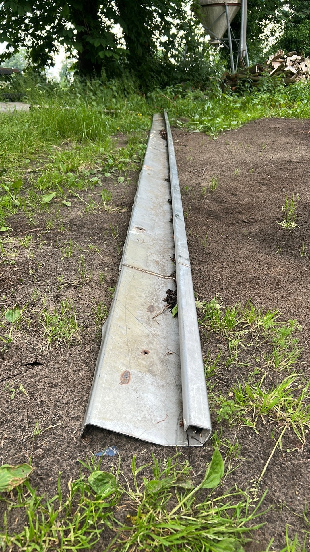 Rvs profielen 2x 653 cm, Ophalen, Rvs