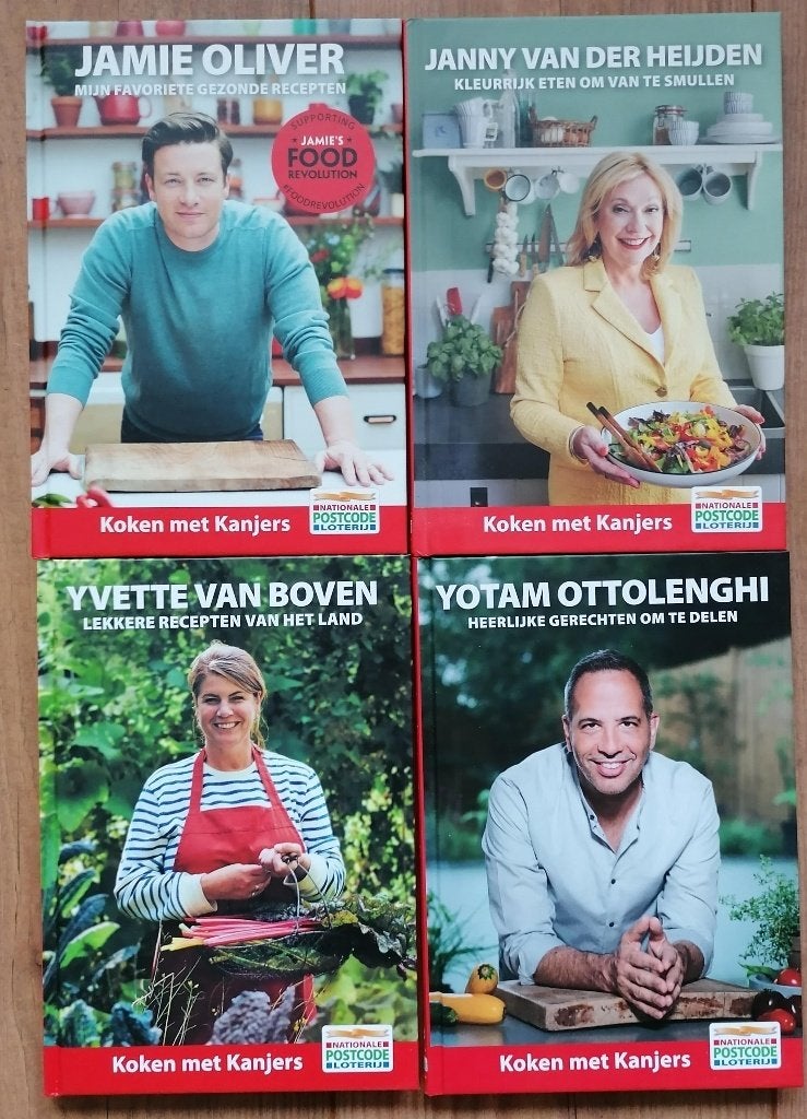 4 Kookboeken "Koken met Kanjers", Ophalen of Verzenden, Nieuw