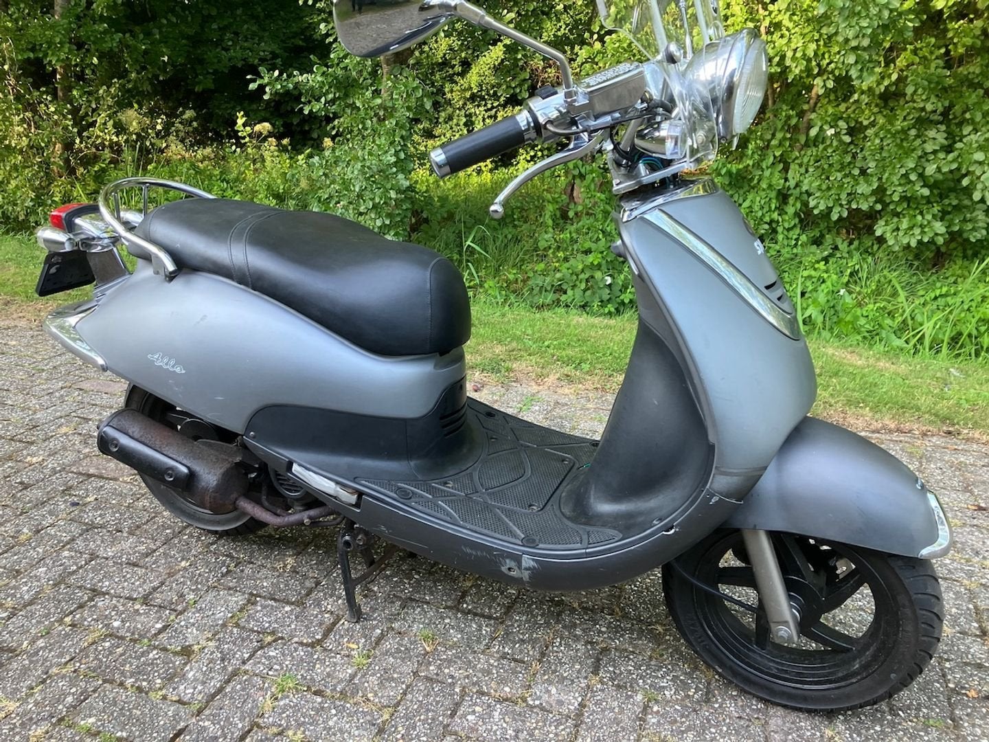 SYM Allo 4-takt 50cc 2011 zuinige betrouwbare 4 takt scooter, Fietsen en Brommers, Scooters | SYM, SYM, Onbekend, Onbekend