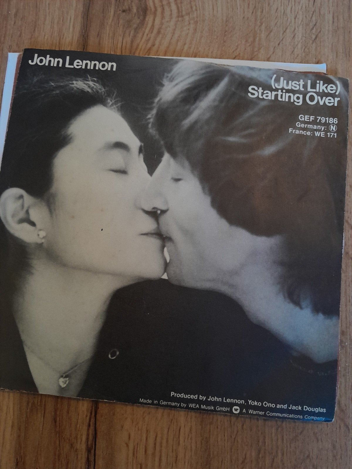john lennon 7inch starting over, Ophalen of Verzenden, Zo goed als nieuw, Pop