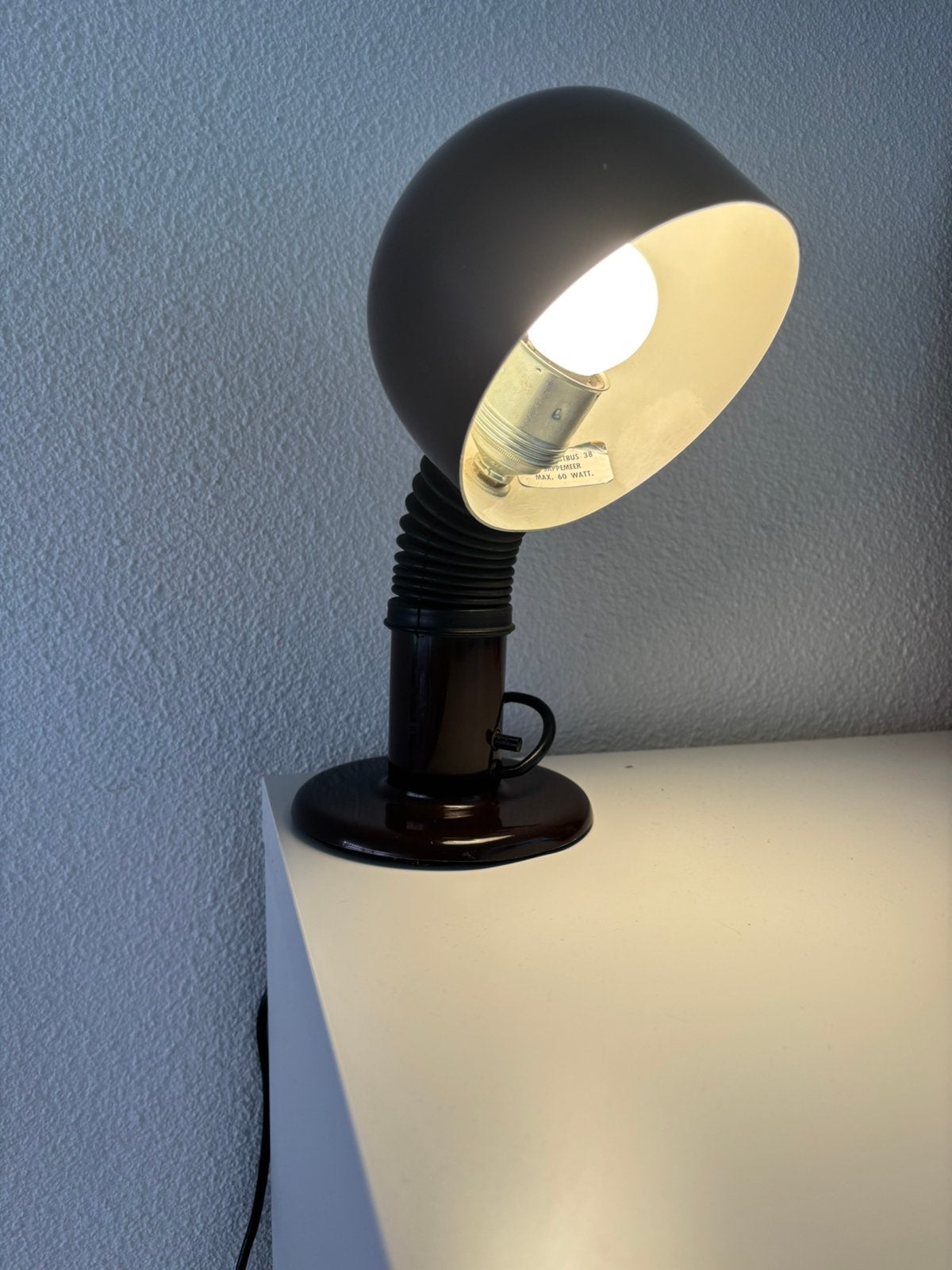 Vintage BIS design tafel( bureau) lamp, Ophalen of Verzenden, Zo goed als nieuw, Minder dan 50 cm