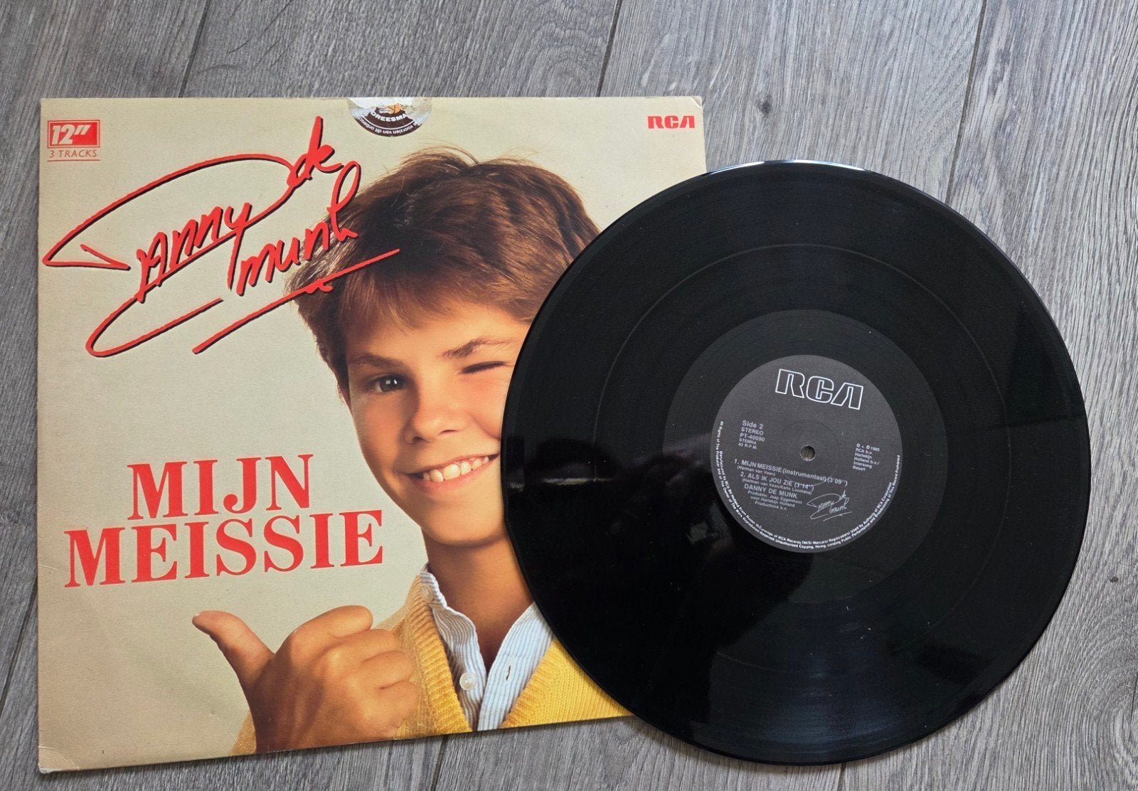 Danny de Munk - Mijn Meissie (Vinyl Single), LP, Gebruikt, Ophalen of Verzenden, Pop
