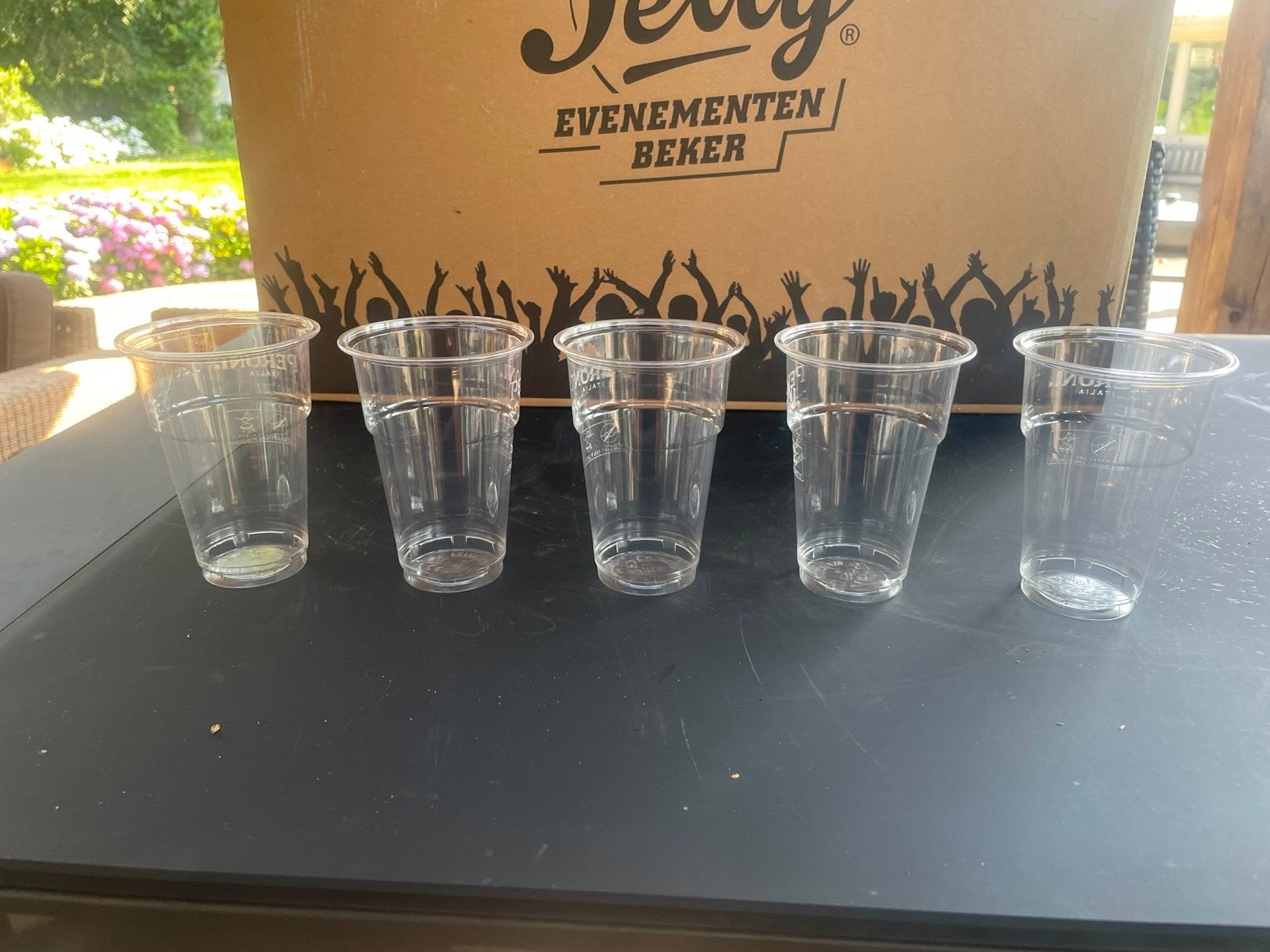 Plastic bekers bierglas / frisdrank -20 cl, Ophalen of Verzenden, Nieuw, Feestartikel, Overige