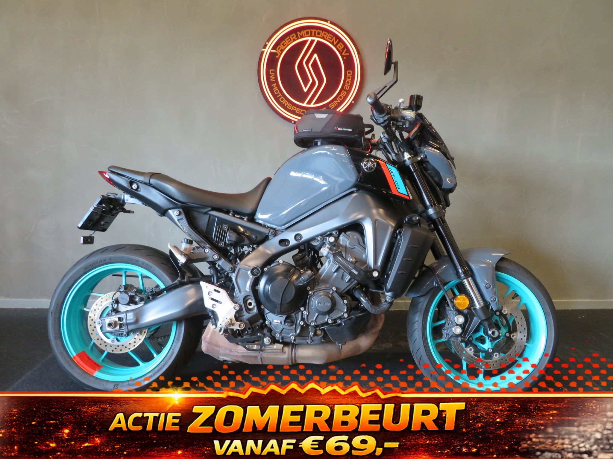 Yamaha MT 09 MT09 ABS SUPER FRAAI! (bj 2023), Motoren, Motoren | Yamaha, 890 cc, Bedrijf, Naked bike