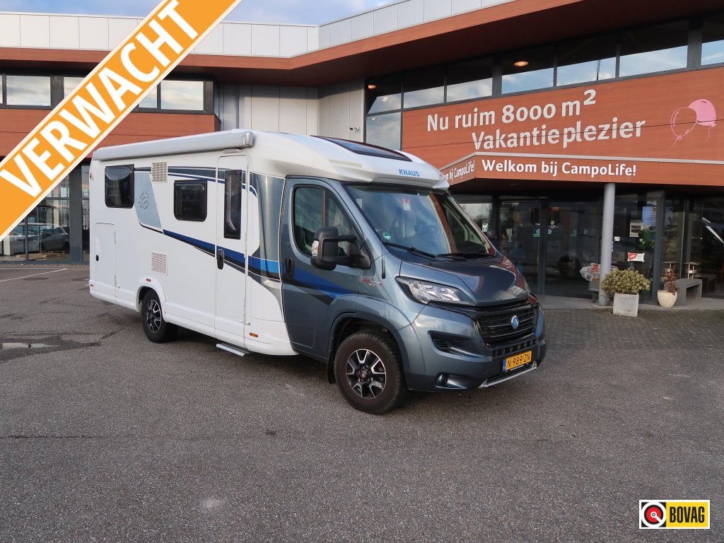 Knaus Sky TI 650 MEG AUTOMAAT 150 PK, Caravans en Kamperen, Campers, Automaat, Ringverwarming, Fiat, 6 tot 7 meter