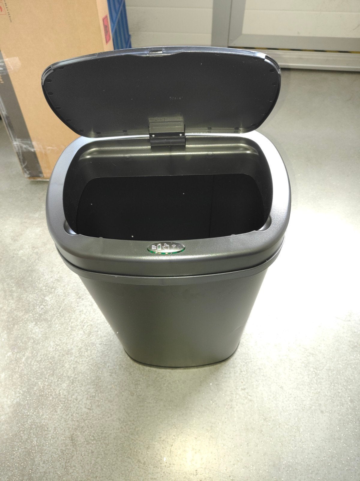 Moderne afvalemmer met sensor, 60 liter, zwart, 40 liter of meer, Ophalen of Verzenden, Nieuw, Kunststof