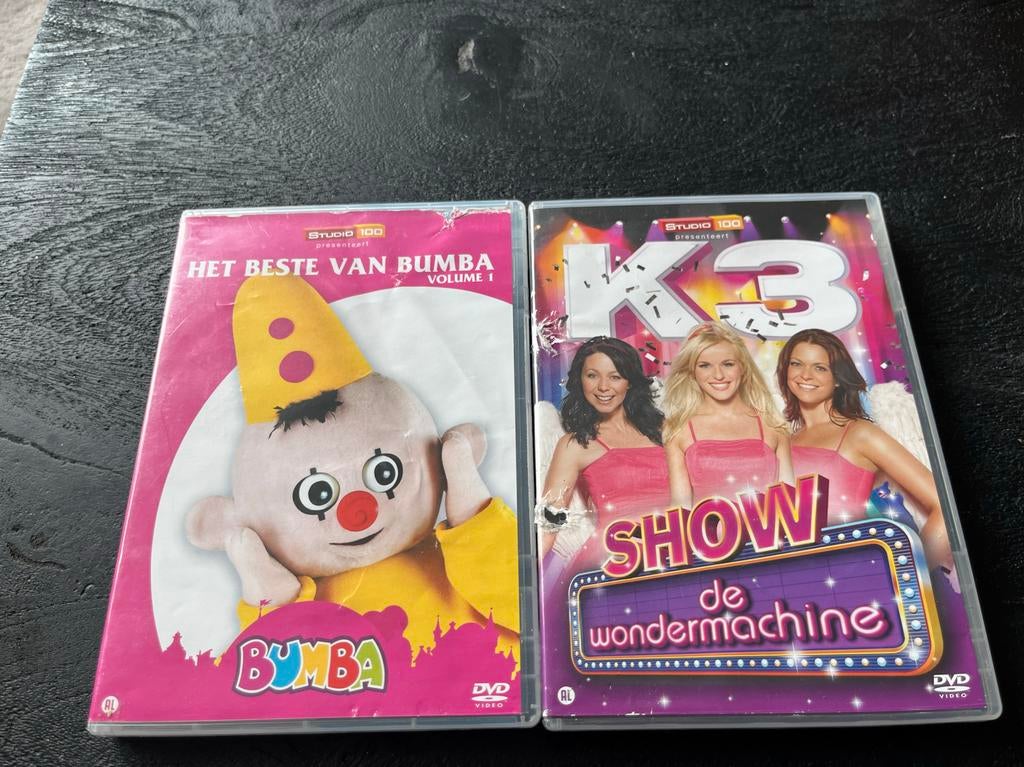 K3 Show! De Wondermachine & Het Beste van Bumba DVD's, Gebruikt, Alle leeftijden, Ophalen of Verzenden, Komedie