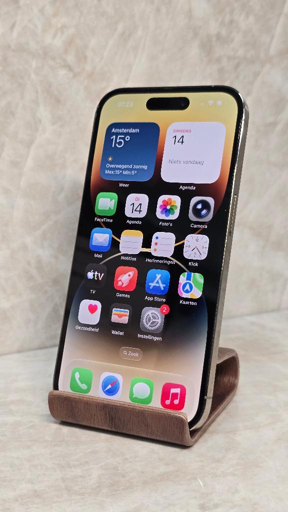 Apple iPhone 14 Pro 128GB Goud, ., Ophalen of Verzenden, Zo goed als nieuw, .