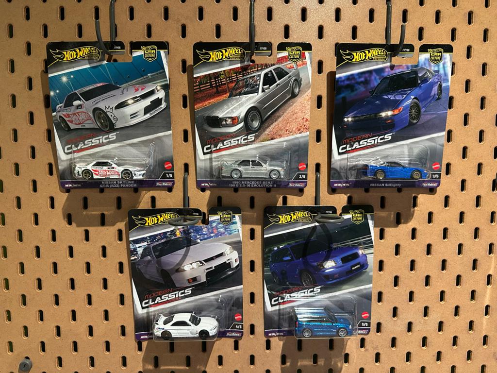 Hot Wheels Modern Classics Set - 5 stuks, Ophalen of Verzenden, Nieuw, Auto