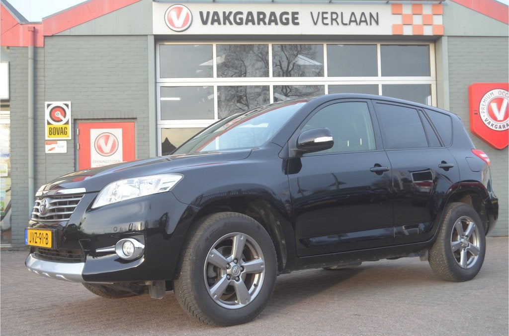 Toyota RAV4 2.0 VVTi Executive Business AUTOMAAT 12 mnd. gar, Auto's, Gebruikt, 4 cilinders, 1505 kg, Zwart