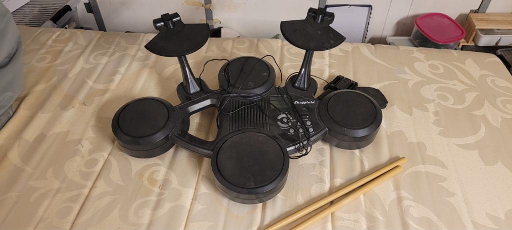 Elektronisch drumstel met drumstokken, Ophalen of Verzenden, Gebruikt, Overige merken, Elektronisch