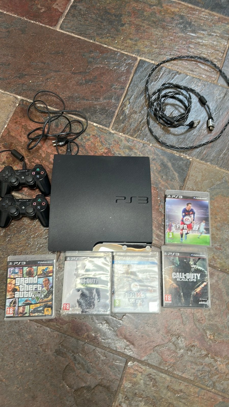 Playstation 3, Ophalen, Zo goed als nieuw, Met 2 controllers, Slim