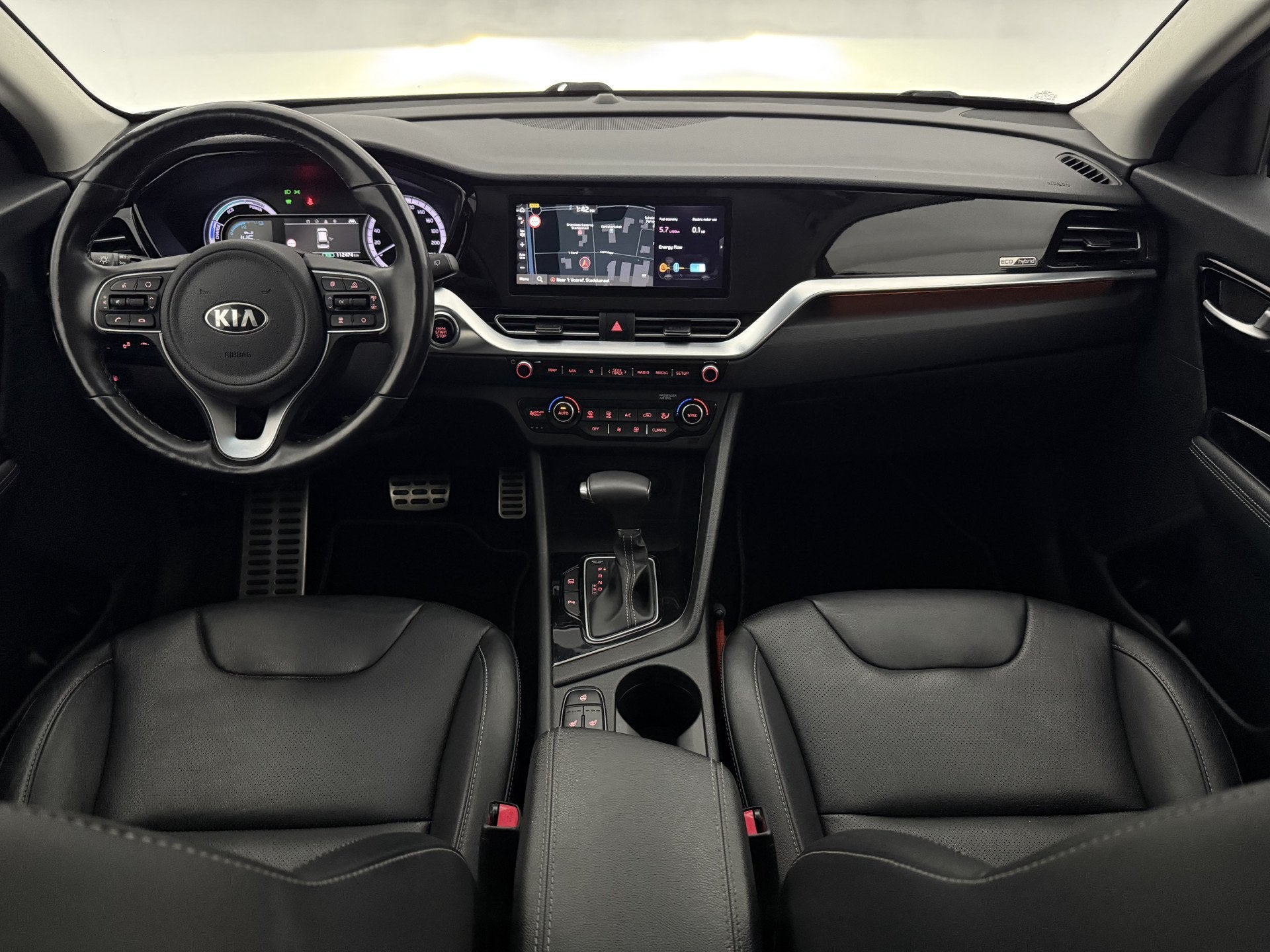 Kia Niro 1.6 GDi Hybrid DynamicPlusLine | Camera | Virtual |, Gebruikt, Euro 6, Blauw, 1390 kg