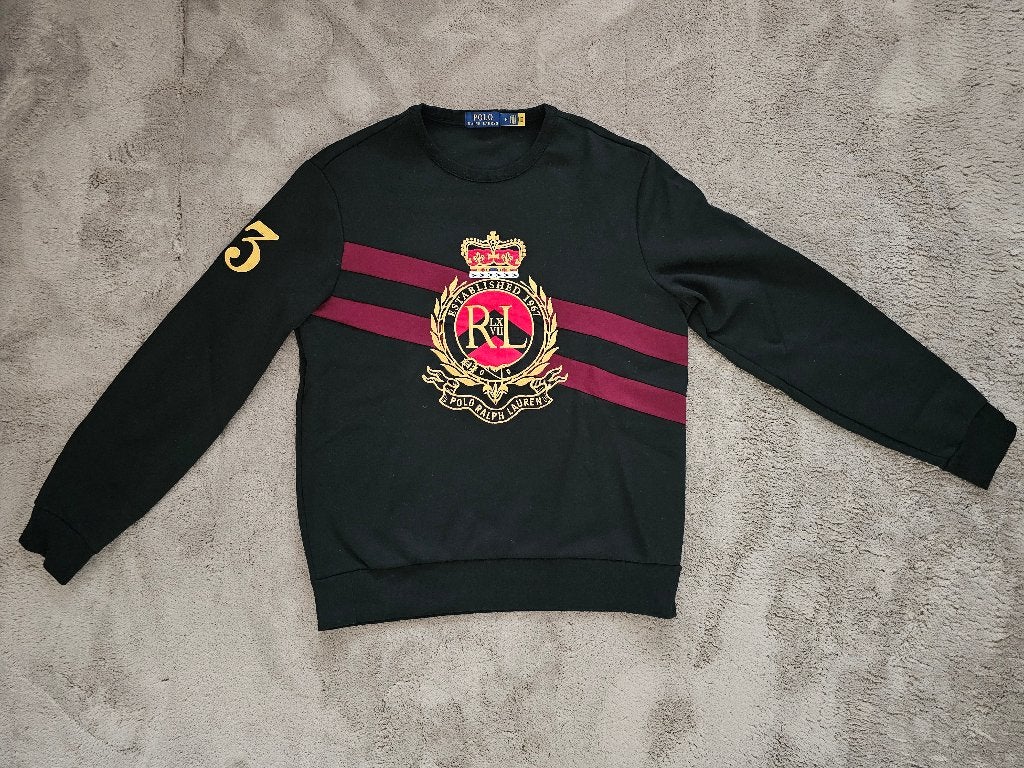 Ralph Lauren Sweater maat M, Zwart, Verzenden, Maat 48/50 (M), Polo Ralph Lauren