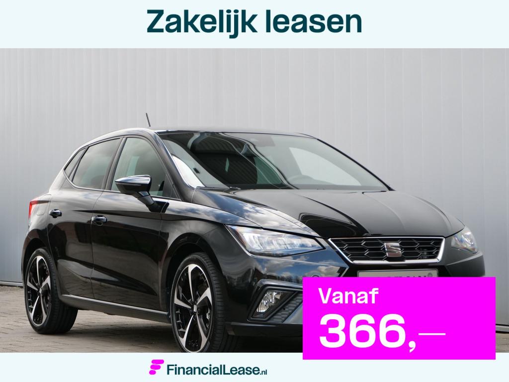 SEAT Ibiza 1.0 TSI FR 115 Pk Automaat DAB / Apple Carplay /, Stof, Zwart, 116 pk, Bedrijf