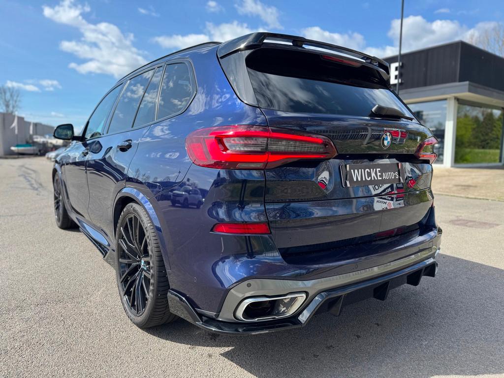 BMW X5 XDrive45e High Executive Panorama HUD H&K Maxton 22", Gebruikt, 394 pk, Blauw, Vierwielaandrijving