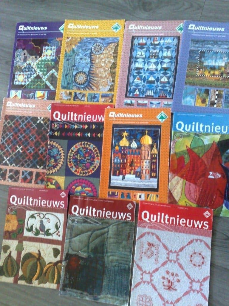 11 x Diverse Nummers Quiltnieuws €1 per blad, Verzenden, Zo goed als nieuw, Overige onderwerpen