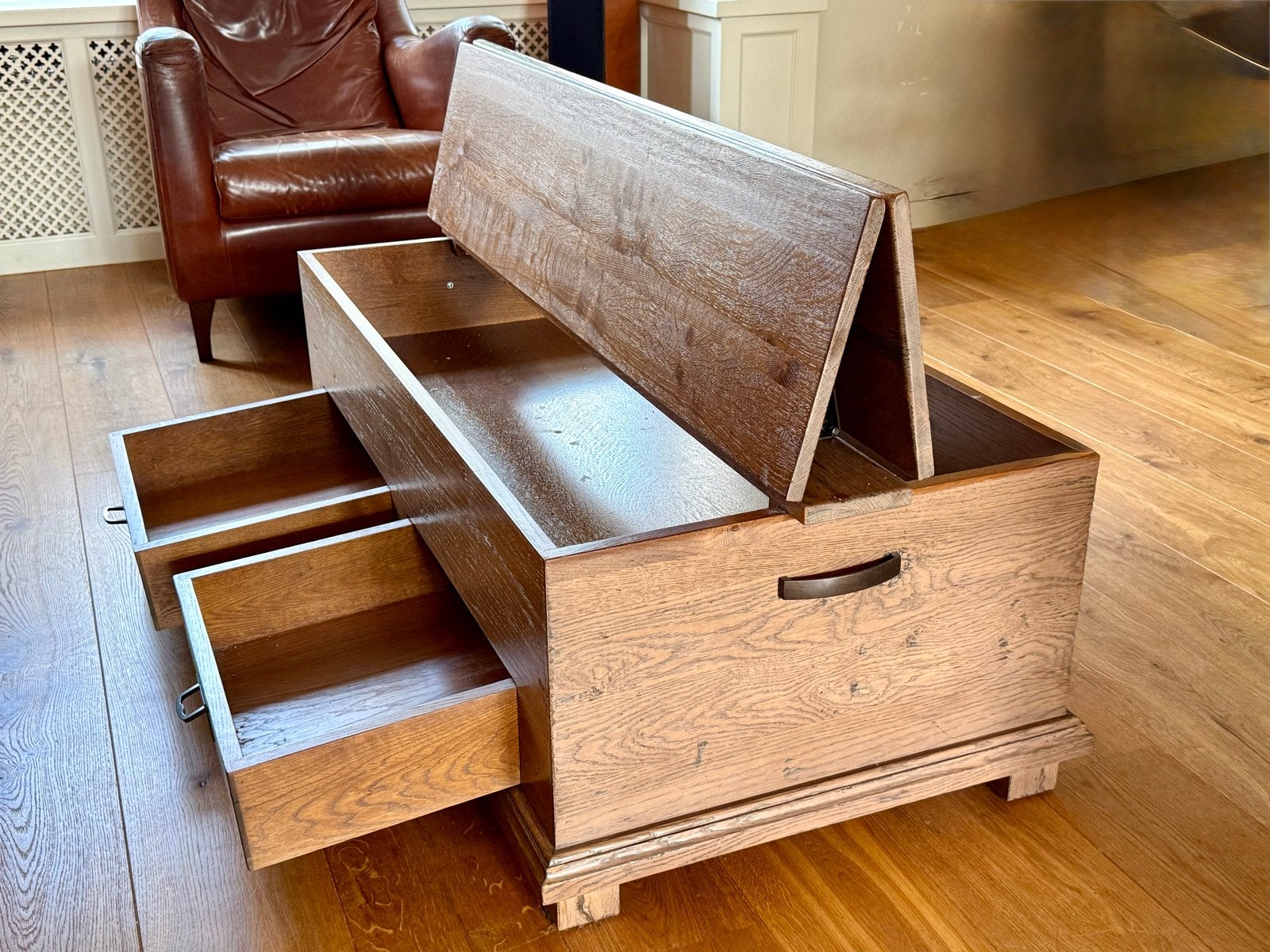 Salontafel met opbergruimte (lxbxh: 130x70x46)