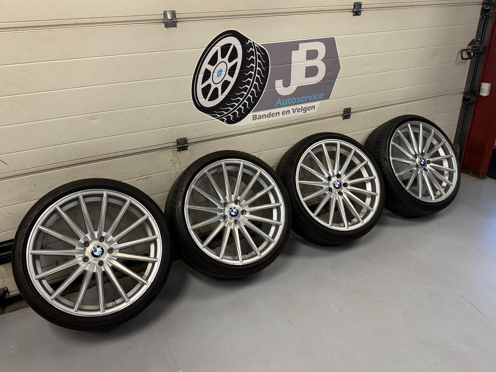 20inch BMW Barotelli Style Breedset Velgen! TMPS 5x112 G20 G, Gebruikt, -, -, Banden en Velgen