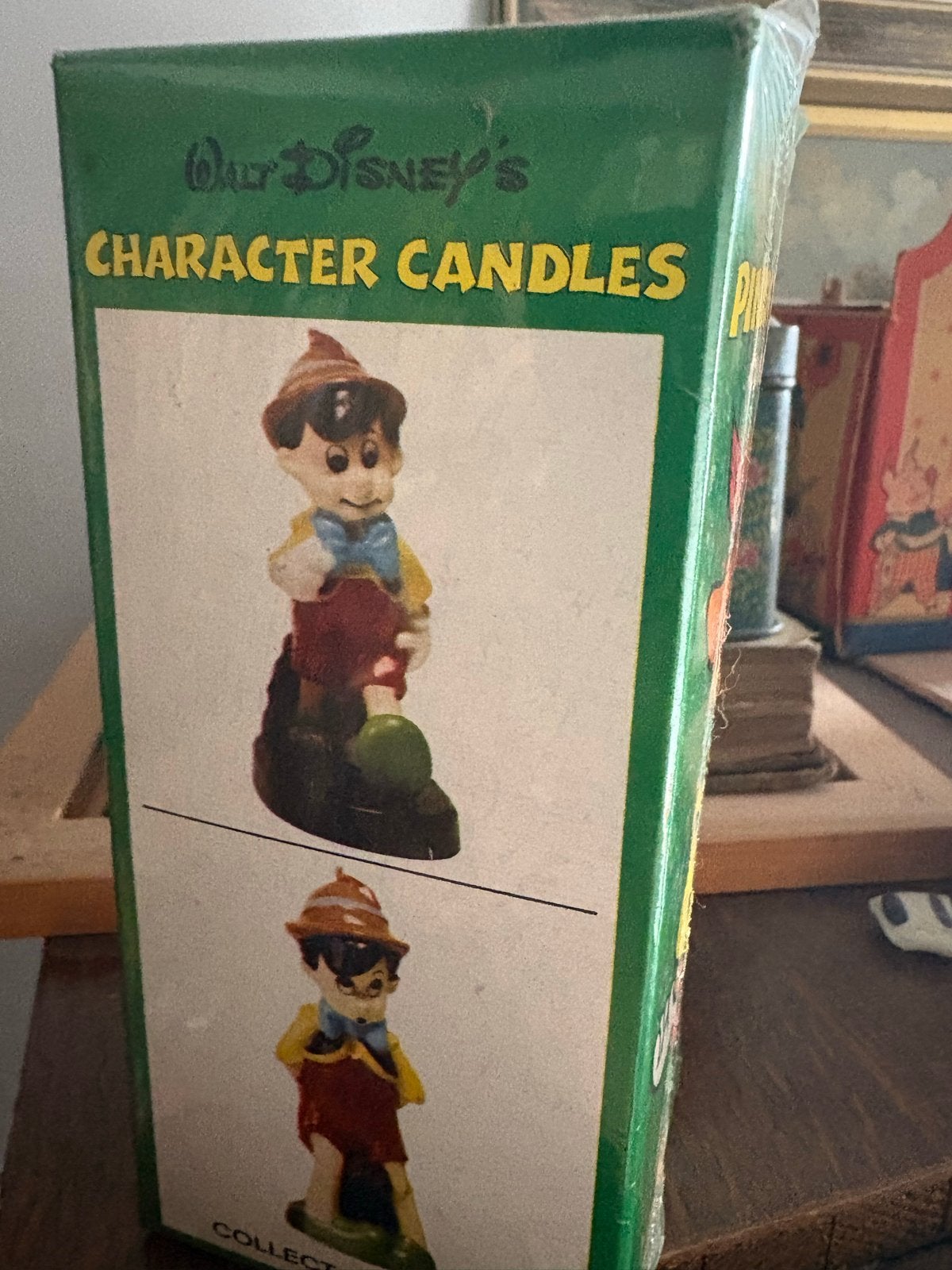 Vintage Disney Pinocchio Kaars - Nieuw in Verpakking, Ophalen of Verzenden, Overige figuren, Nieuw, Beeldje of Figuurtje