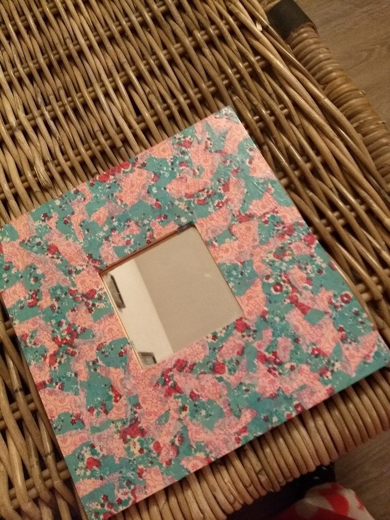 Spiegeltje met decopatch, Ophalen of Verzenden, Zo goed als nieuw