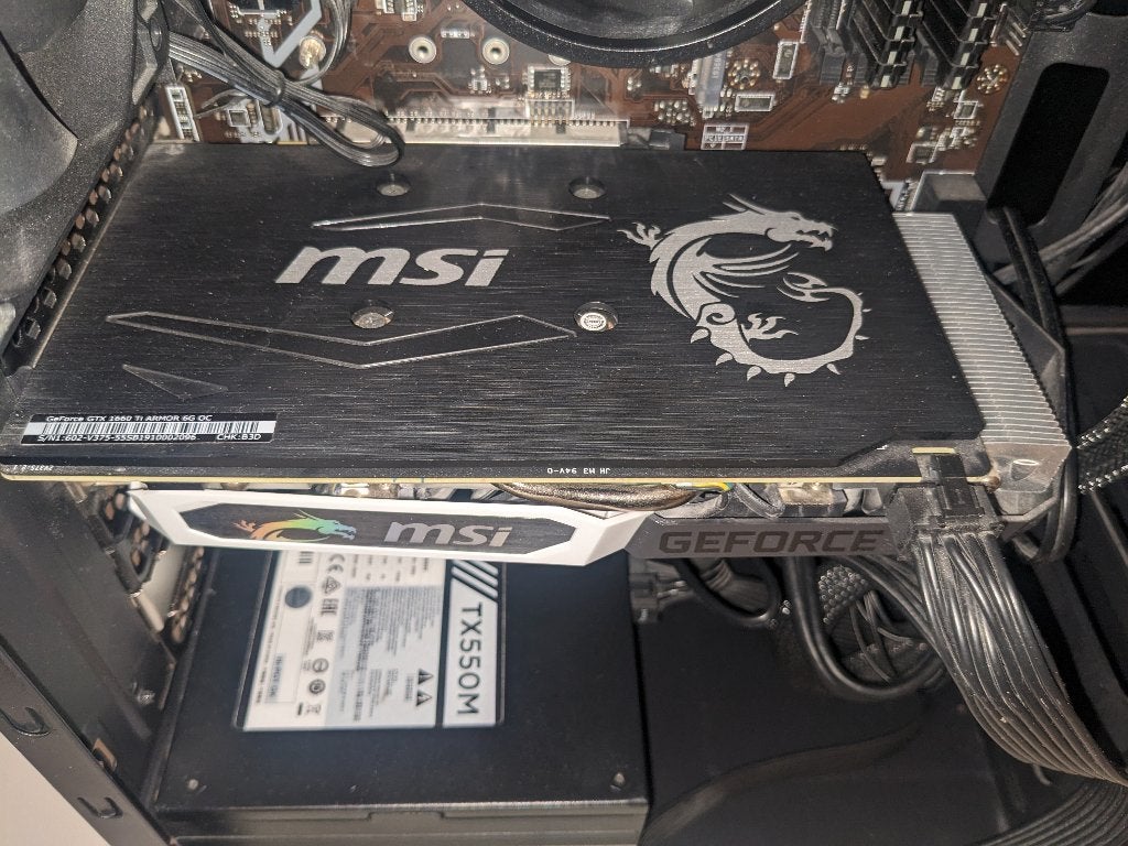 MSI GeForce GTX 1660 Ti ARMOR 6G OC – 6GB, PCI-Express 3, GDDR6, Ophalen of Verzenden, Zo goed als nieuw