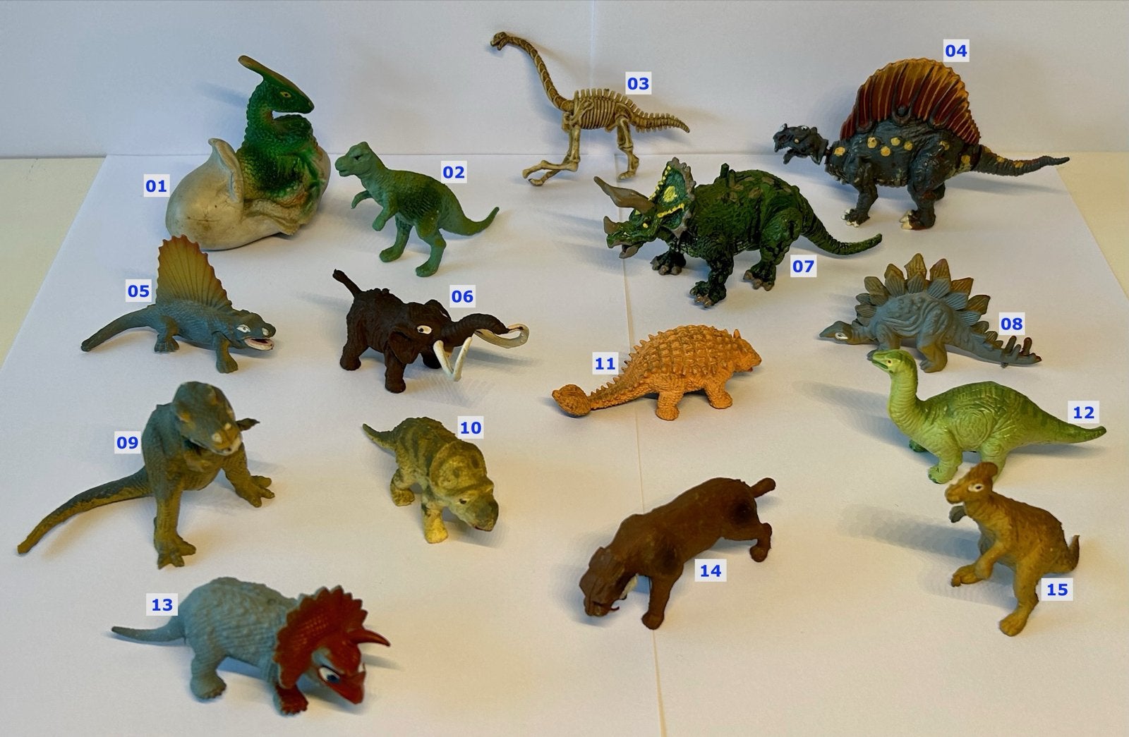 dinosaurus mini en prehistorische dieren figuren, Verzamelen, Ophalen of Verzenden, Gebruikt