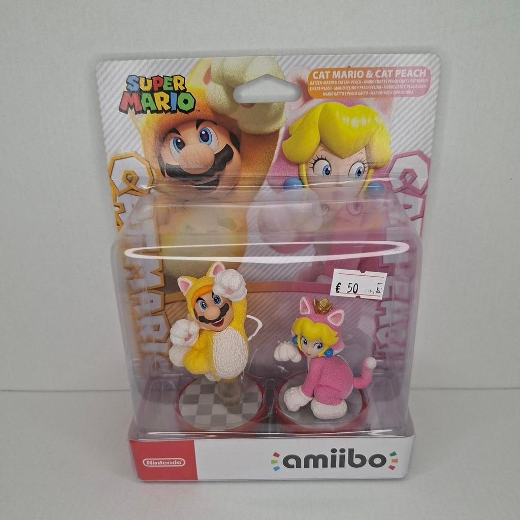 Super Mario Cat Mario & Cat Peach amiibo set, Ophalen