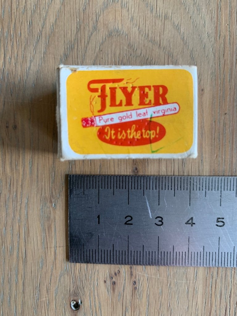 Vintage Flyer Playing Cards Gold Leaf 36 X 24mm 1935 UK., Ophalen of Verzenden, Gebruikt, Speelkaart(en)