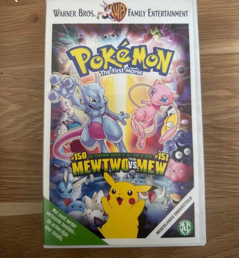 Pokémon: The First Movie - Mewtwo vs. Mew VHS, Cd's en Dvd's, Avontuur, Gebruikt, Alle leeftijden, Ophalen of Verzenden