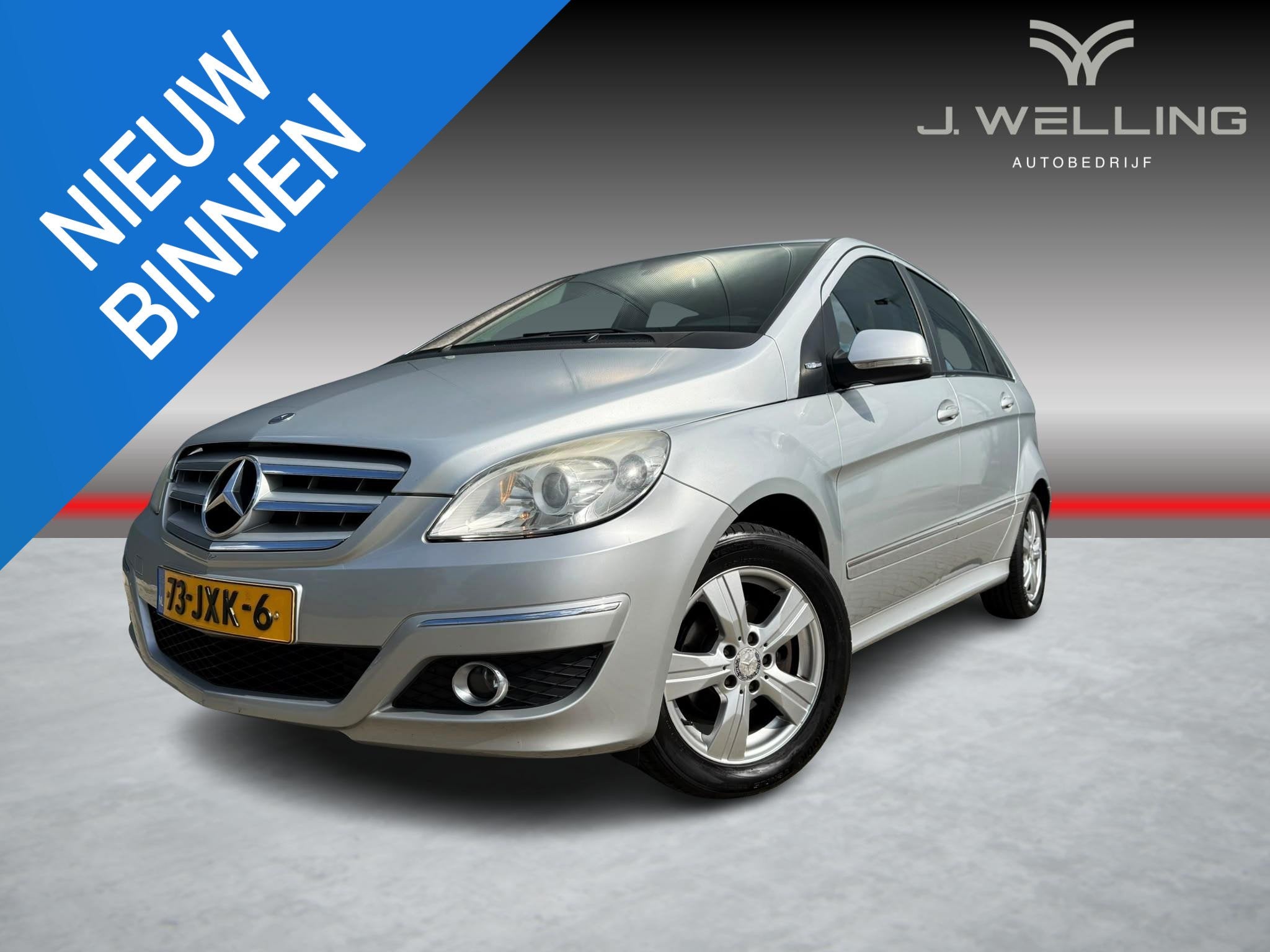 Mercedes-Benz B-klasse 160 BlueEFFICIENCY airco / trekhaak, Stof, Origineel Nederlands, Handgeschakeld, 1000 kg