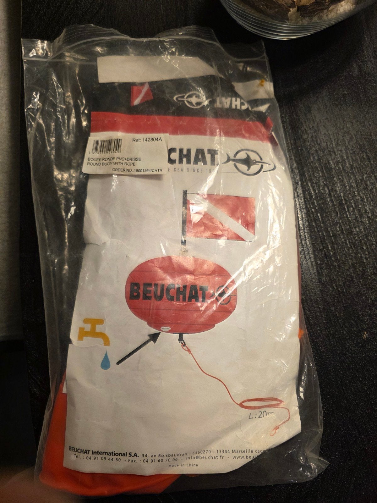Beuchat Duikboei / Boei met touw - Nieuw, Ophalen of Verzenden, Nieuw