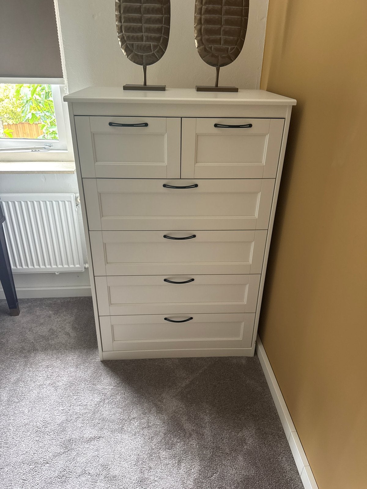 Witte IKEA kast met 6 lades - Zelf ophalen, Gebruikt, 5 laden of meer, 150 tot 200 cm, 25 tot 50 cm