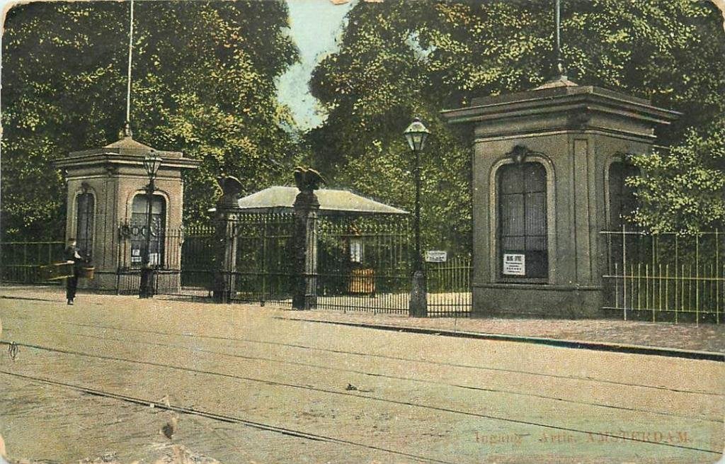 381-180-005 Amsterdam Ingang Artis, Verzenden, Voor 1920, Noord-Holland