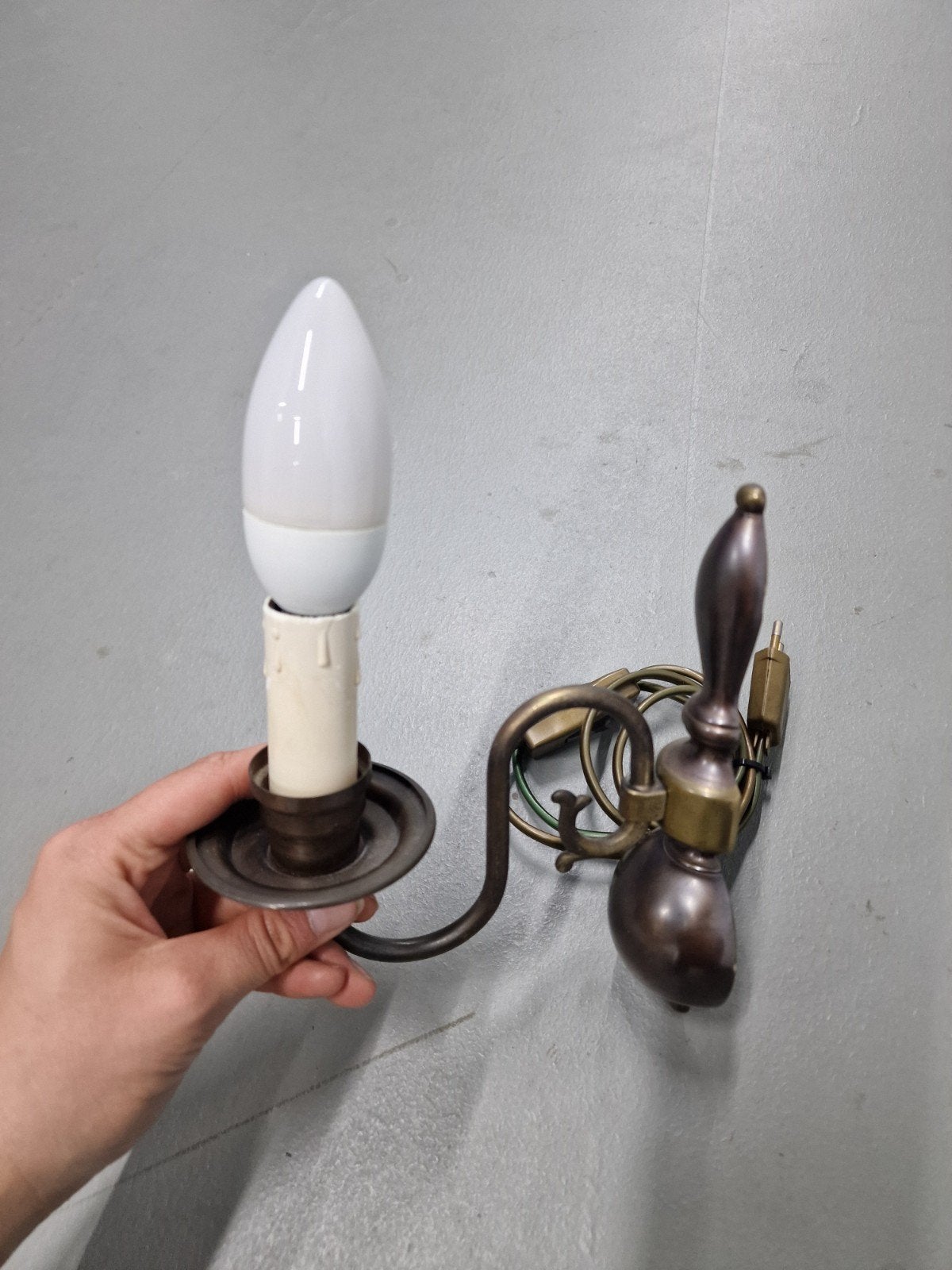 Lamp kaarzen Kerze lampe vintage, Ophalen of Verzenden